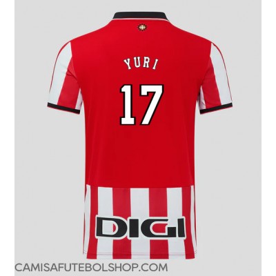 Camisa de time de futebol Athletic Bilbao Yuri Berchiche #17 Replicas 1º Equipamento 2025-26 Manga Curta Camisa de time de futebol Athletic Bilbao Yuri Berchiche #17 Replicas 1º Equipamento 2025-26 Manga Curta